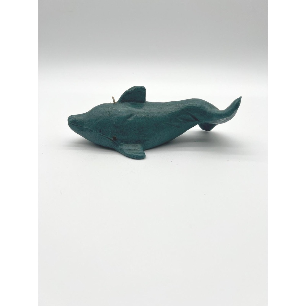 Vintage 90s Dolphin Wax Candle Nautical Whimsy Retro Ocean Marine Decor - Picture 6 of 10